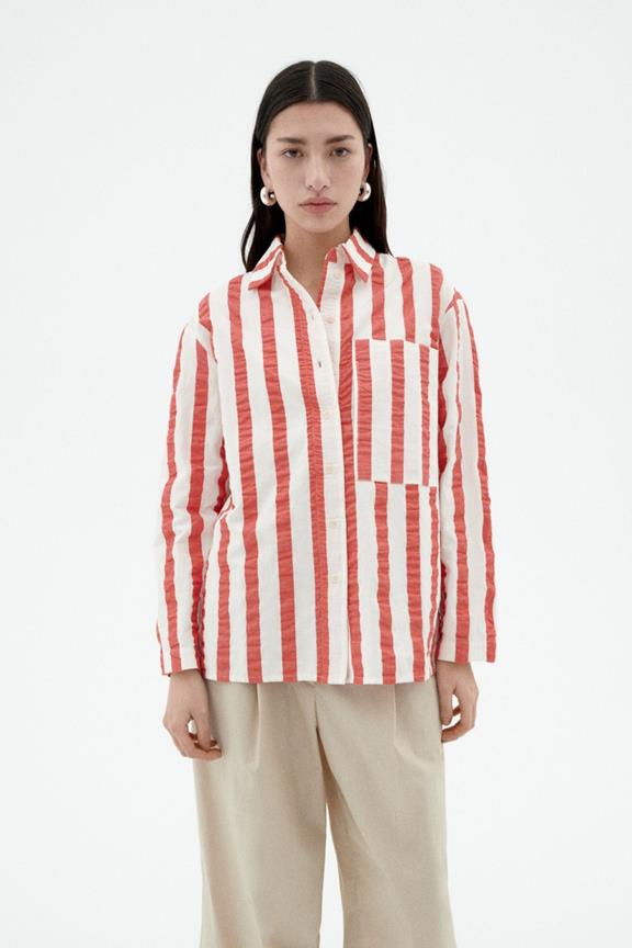 Blouse Seersucker Marcelle Striped