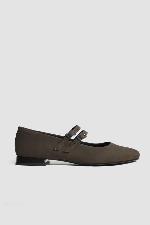 Mary Jane Ballerinas Chocolate Brown 