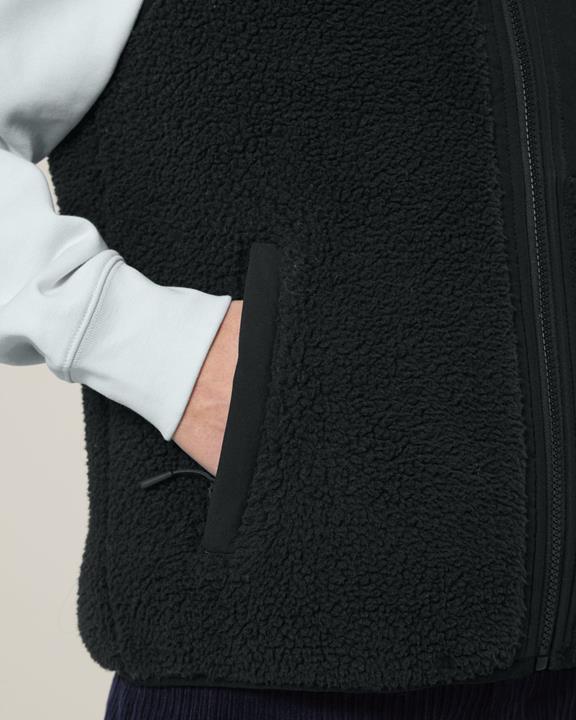 UNIPOLAR Vest Fleece Lin Black