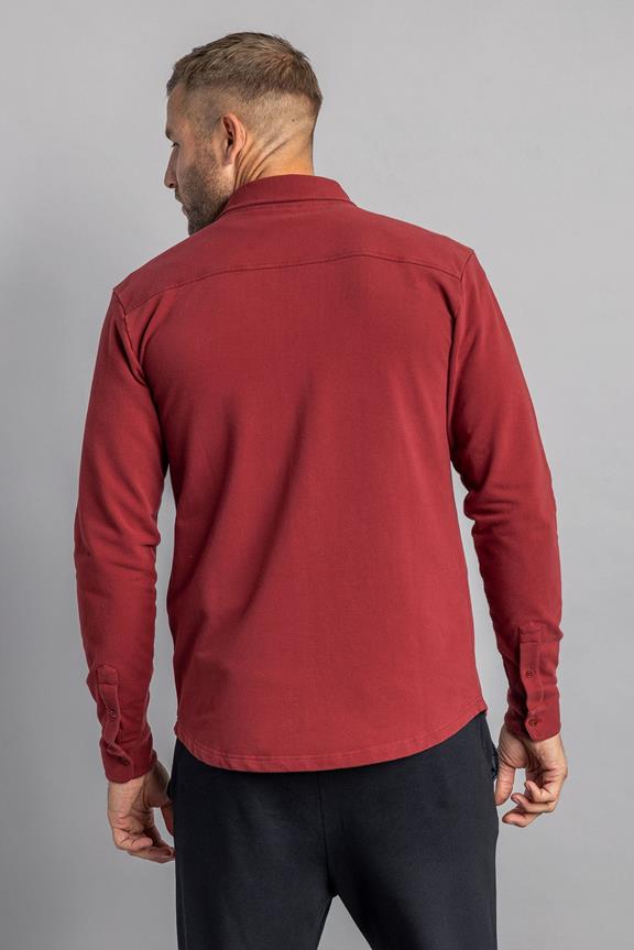 DIRTS Jersey Overhemd Royal Burgundy