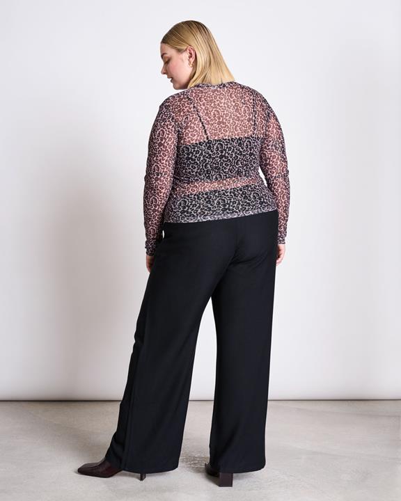 JAN 'N JUNE Lange Mouwen Mesh Dora Leo Print