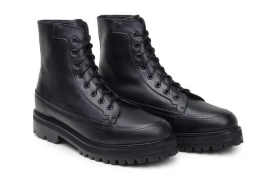 Green Laces Boots Lace-Up Ingmar Black