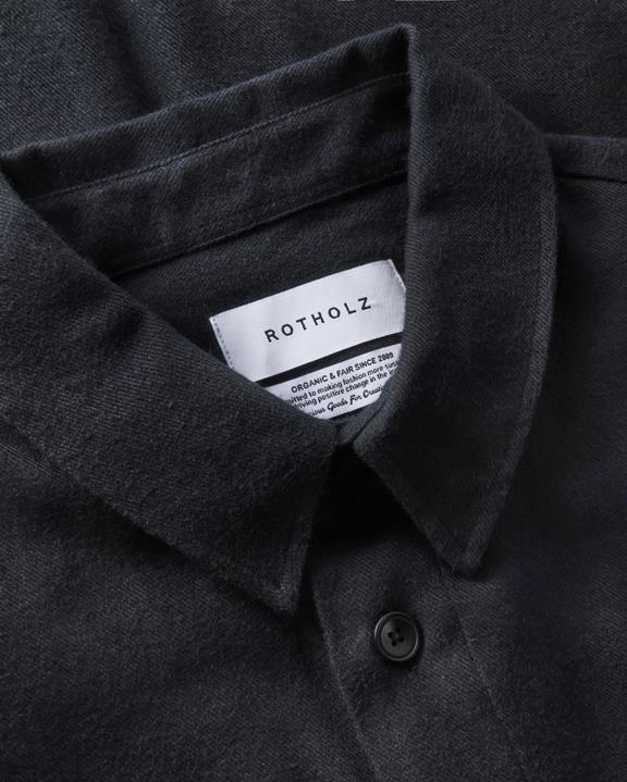 Rotholz Shirt Flannel Black