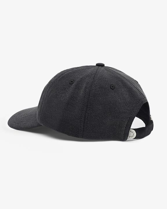 Rotholz Mütze Fleece Floppy Washed Schwarz