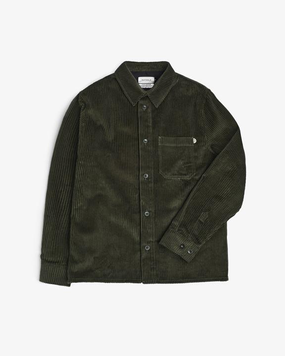 Rotholz Shirt Cord Dunkelgrün