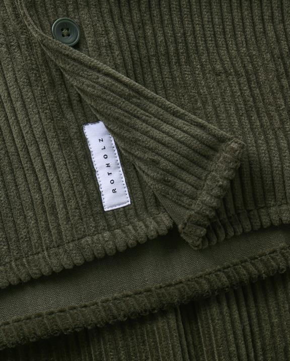 Rotholz Shirt Cord Dunkelgrün