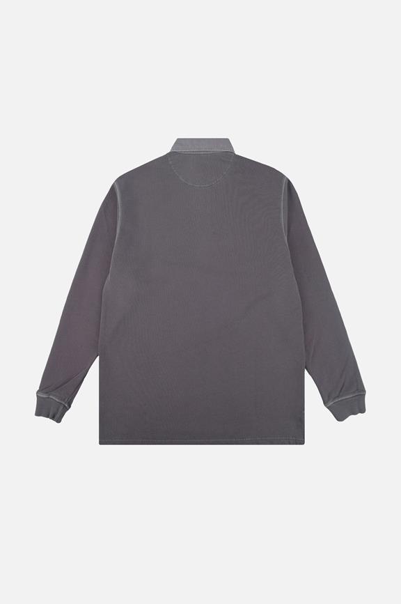 Trendsplant Pullover Polo Essential Pigment Zinn Grau