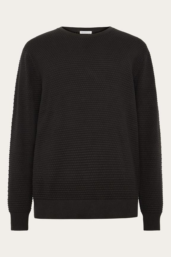 Gebreide Trui Vagn Bubble Ronde Hals Chocoladetaart