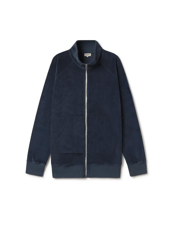 TWOTHIRDS Sweatshirt Mit Reißverschluss Ballycotton Mediterranean Navy
