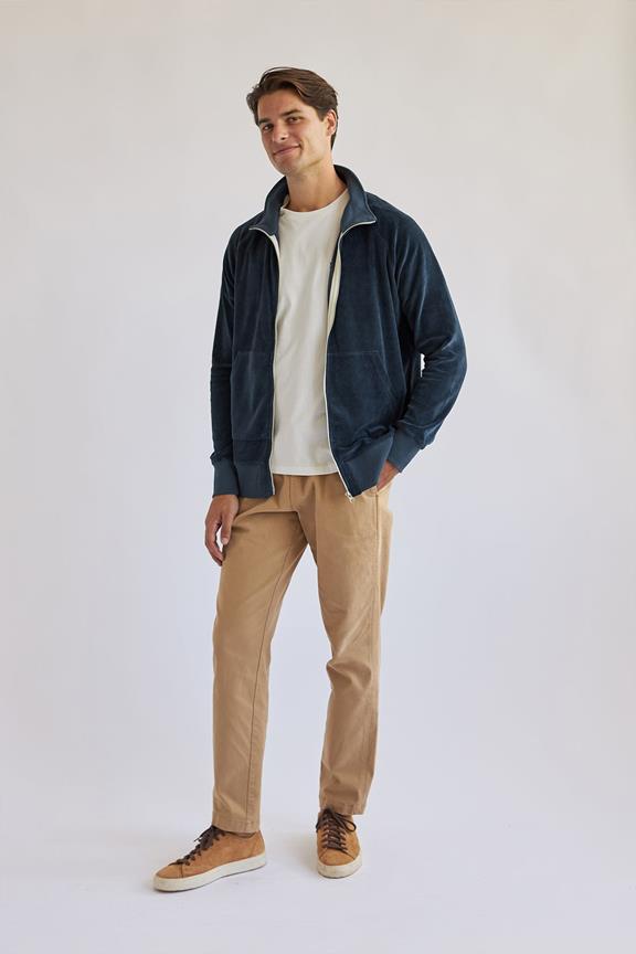 TWOTHIRDS Sweatshirt Mit Reißverschluss Ballycotton Mediterranean Navy