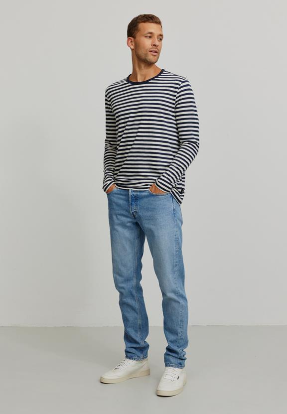 Recolution Longsleeve Maca Stripes Dunkelblau