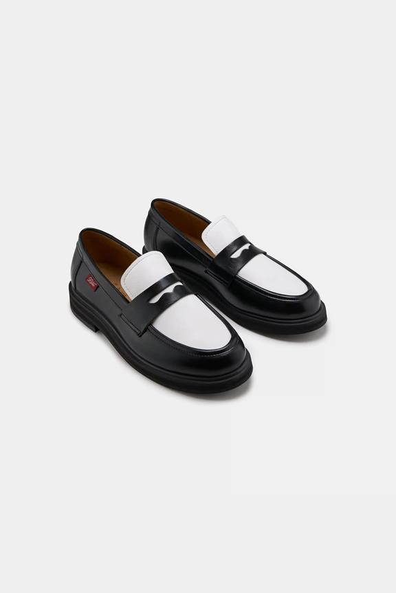 Mocassini Unisex Douro Nero E Bianco