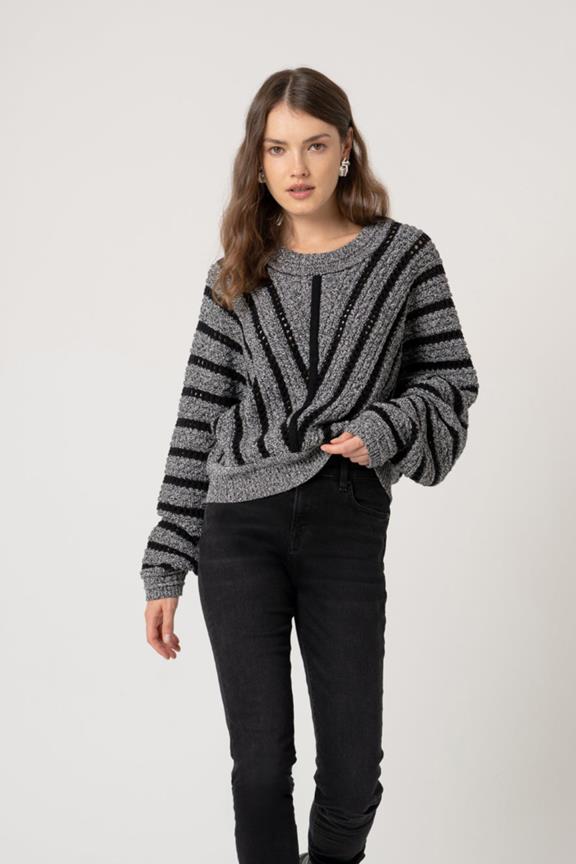 Sweater Elondra Black Melange
