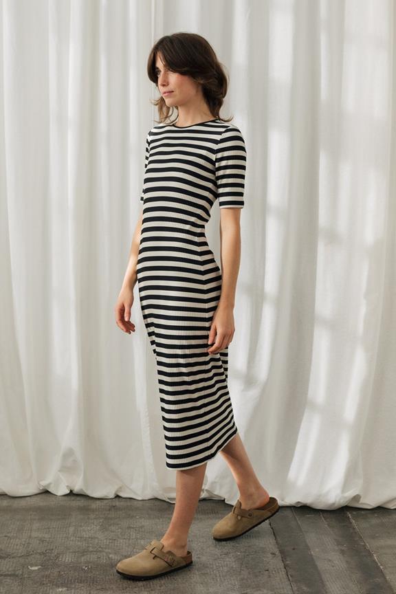 Kleid Cobh Black Stripes