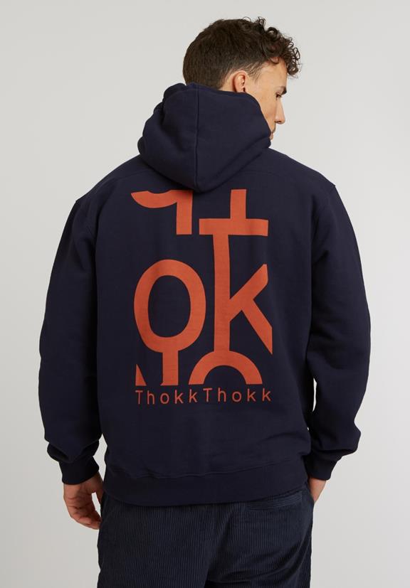 Hoodie Vijf Letters Donkerblauw