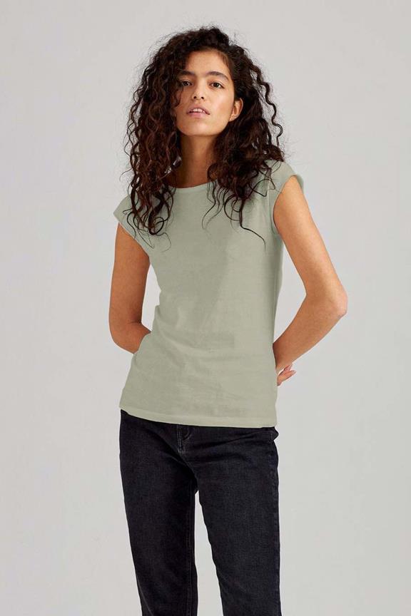 T-Shirt Cap Sleeve Desert Sage