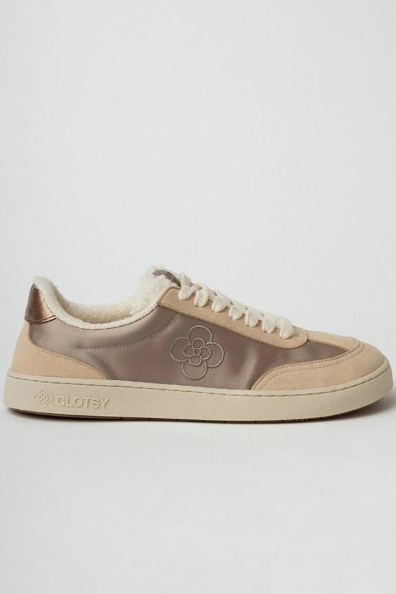 Sneakers Luzia Satijn Beige