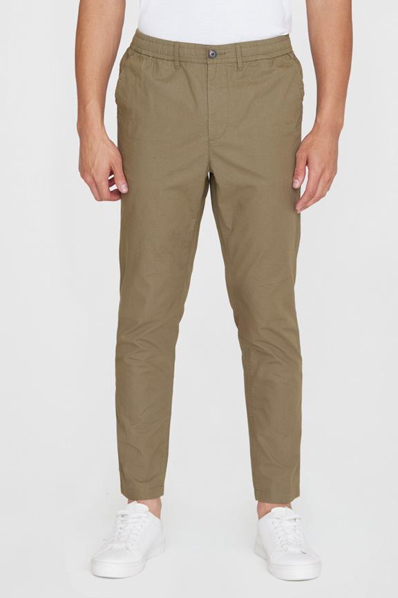 Chino Broek Tim Tapered Burned Olive