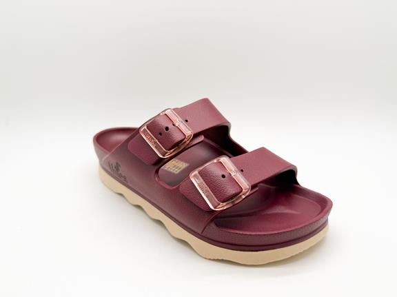 thies Sandale Ecofoam Double Bordeaux Rot