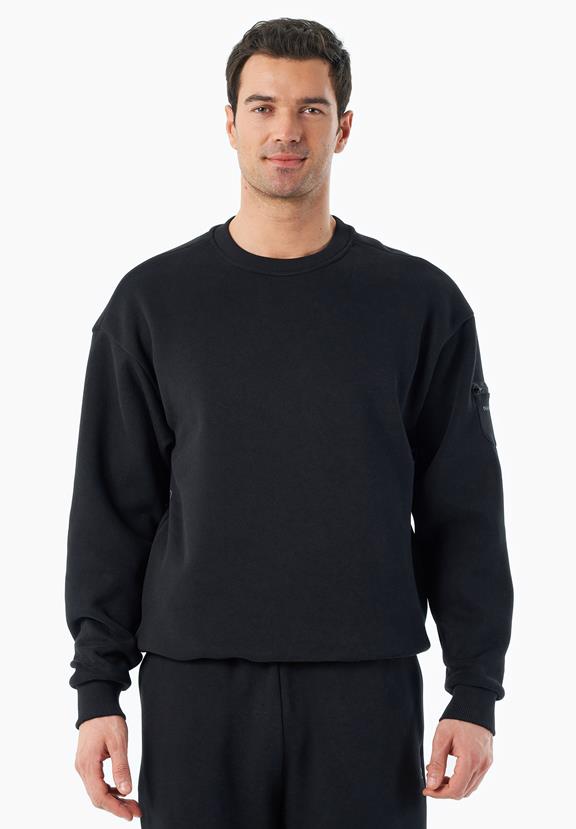 Sweatshirt Saylorr Zwart
