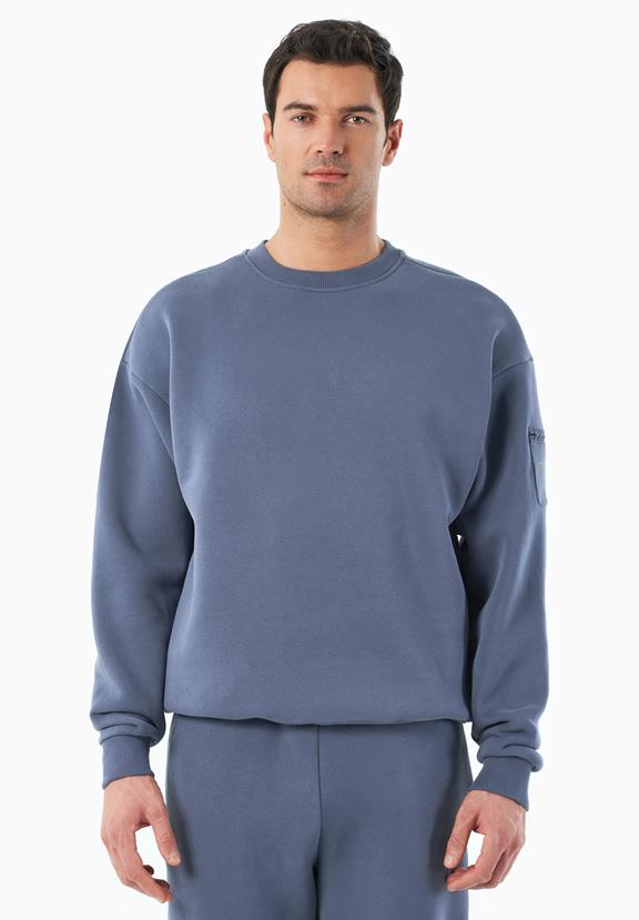 Sweatshirt Saylorr Zacht Indigo