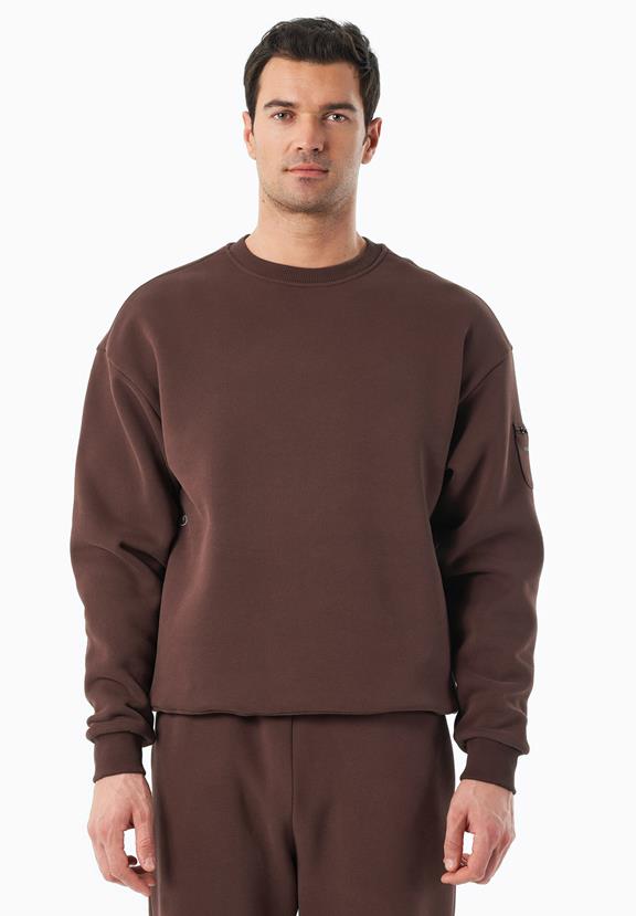 Sweatshirt Saylorr Bittere Chocolade