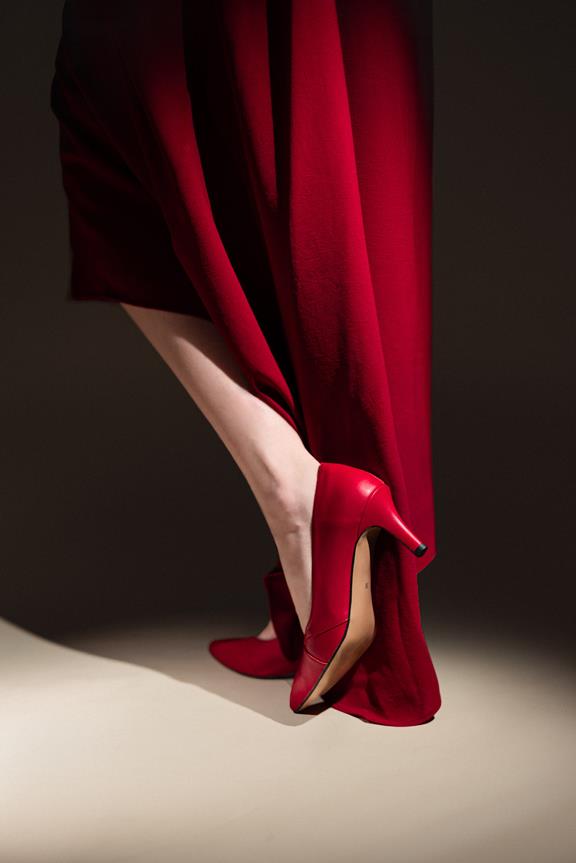 AGAZI Pumps Ivo Midi Rot