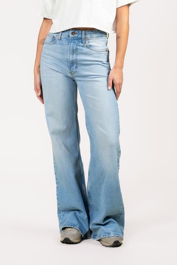 Jeans Flare Vivienne Revintaged Blau