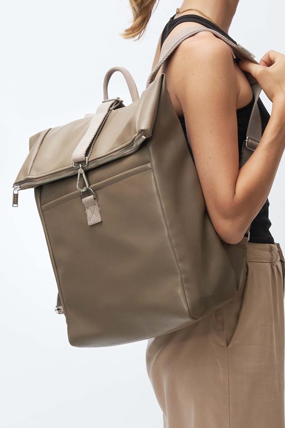 Zaino Pieghevole Marrone Moka