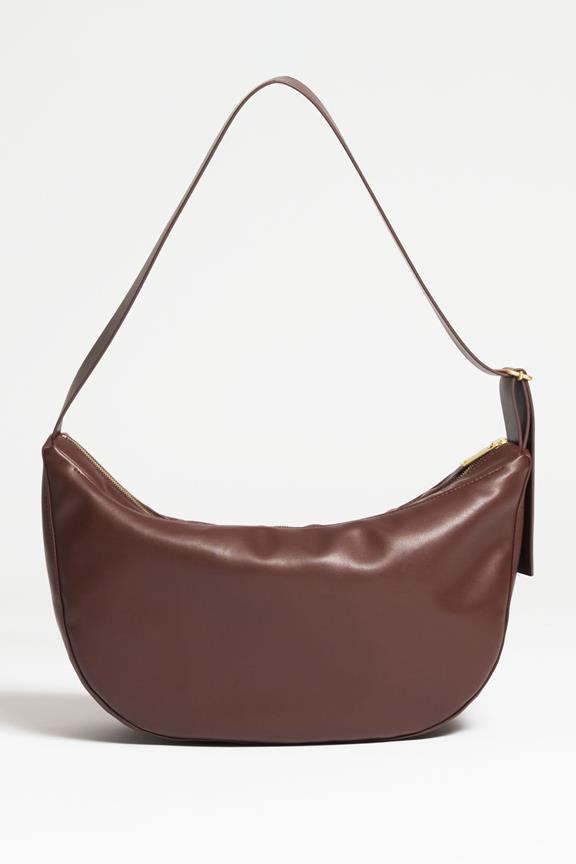 Borsa A Tracolla Half Moon Chocolate Brown