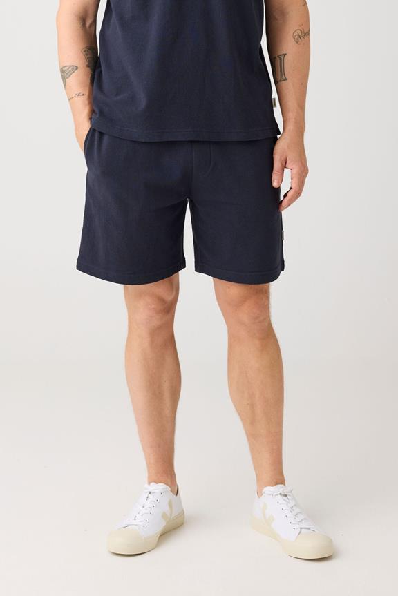 Shorts Fig Loose Bouclé Night Sky Navy