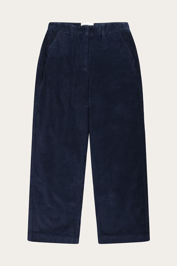 Hose Damen Bora Wide Corduroy Night Sky