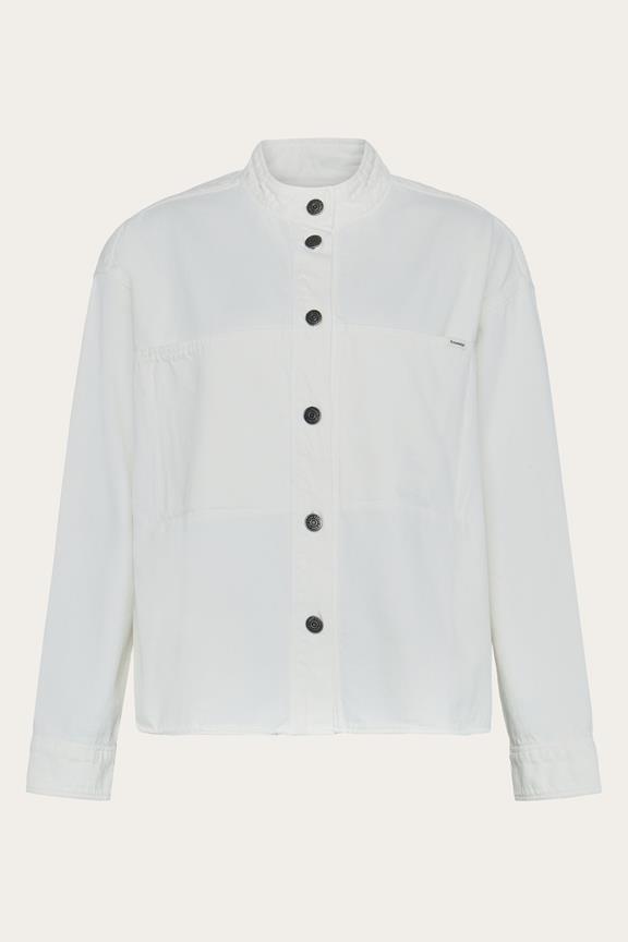 Overshirt Women Twill Egret White