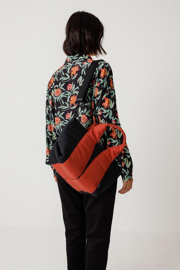 SKFK Bag Oliva Black/Red