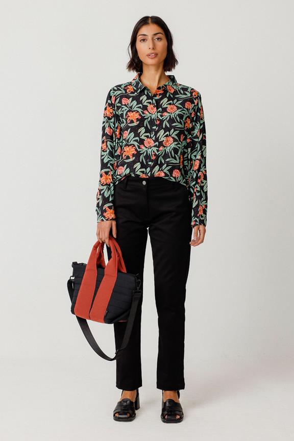 SKFK Bag Oliva Black/Red