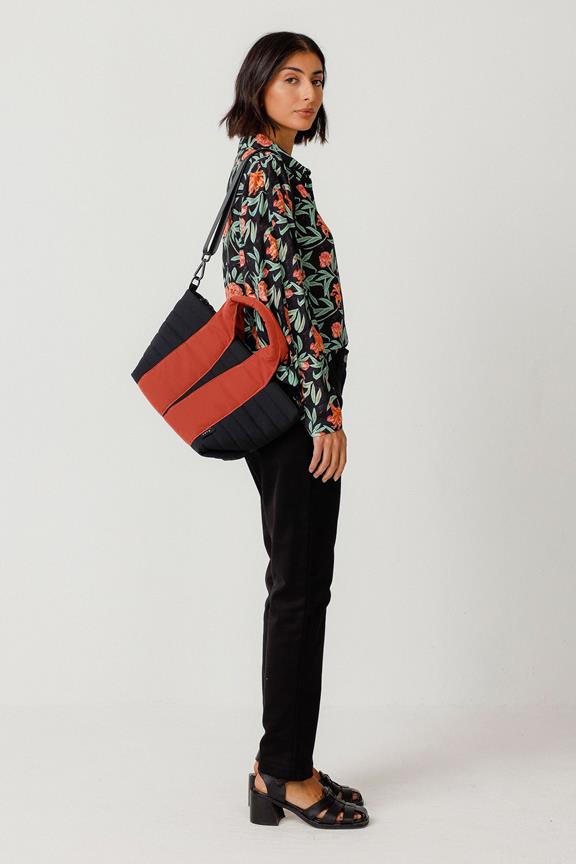 SKFK Bag Oliva Black/Red