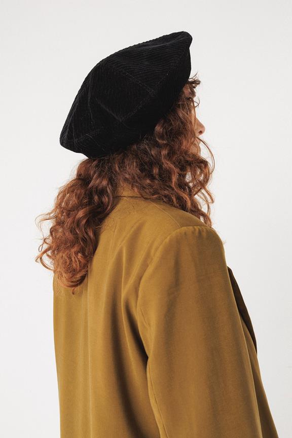 Baskenmütze Txapel Schwarz