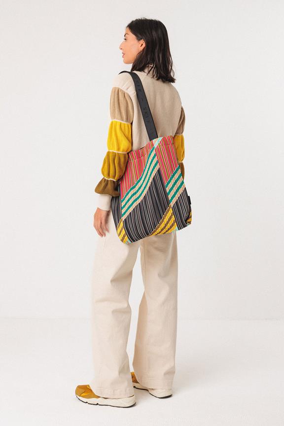 SKFK Tote Bag Haundi Multicolored Black/Red