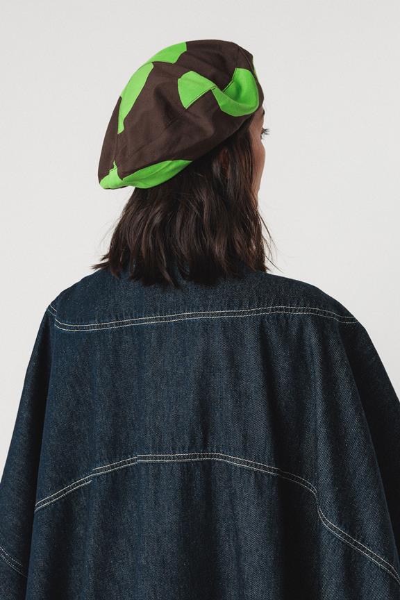 Baskenmütze Txapel Braun/Grün