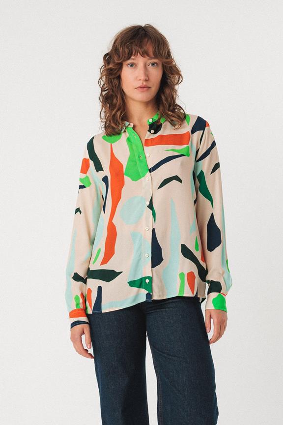Bluse Asune Mehrfarbig
