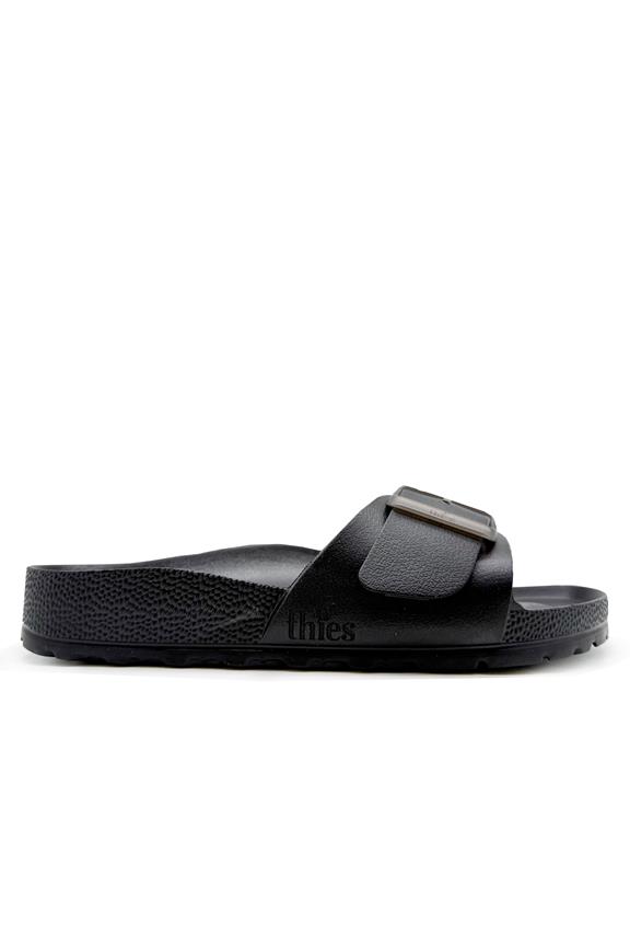 Sandalen Met Ecofoam-Bandje, Zwart