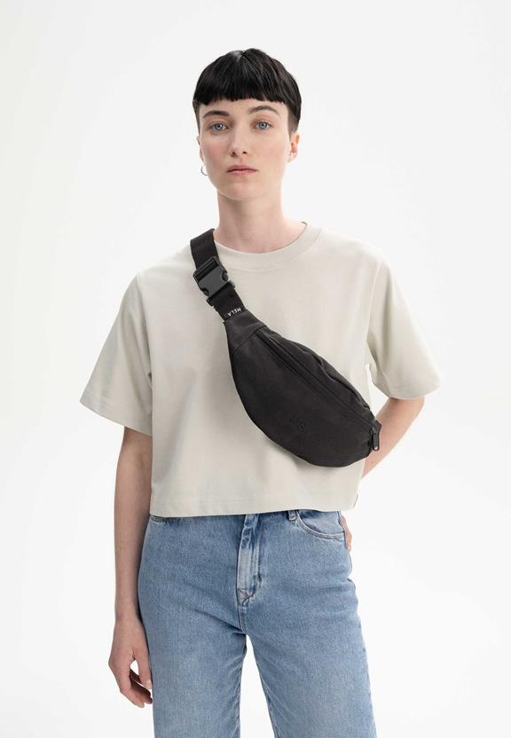 MELA Hip Bag Fanny Pack All Black