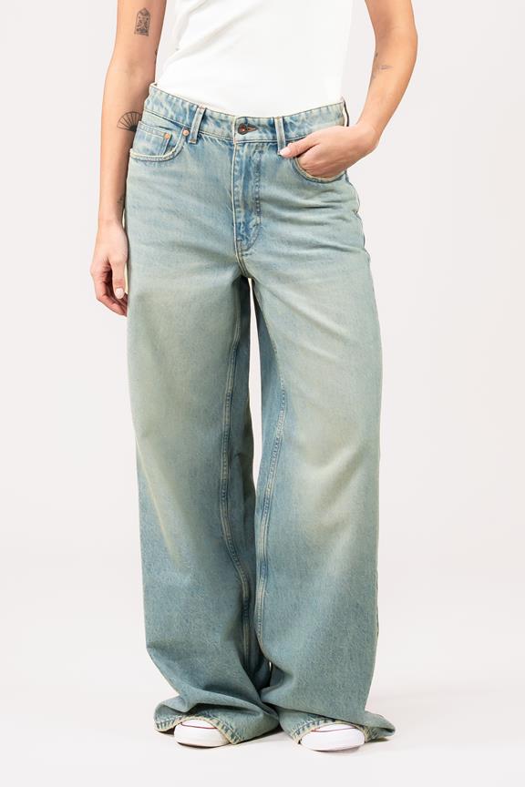 Jeans Harper Weites Bein Vintage Blau