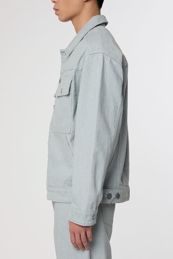 Dawn Denim Jacket Dune Boxy Recycled Blue