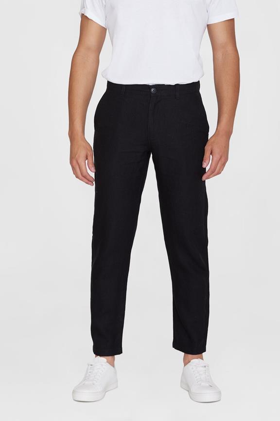 Hose Leinen Chuck Regular Schwarz Jet
