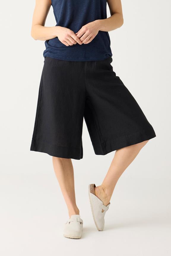 Culotte Shorts Eve Wide Black Jet