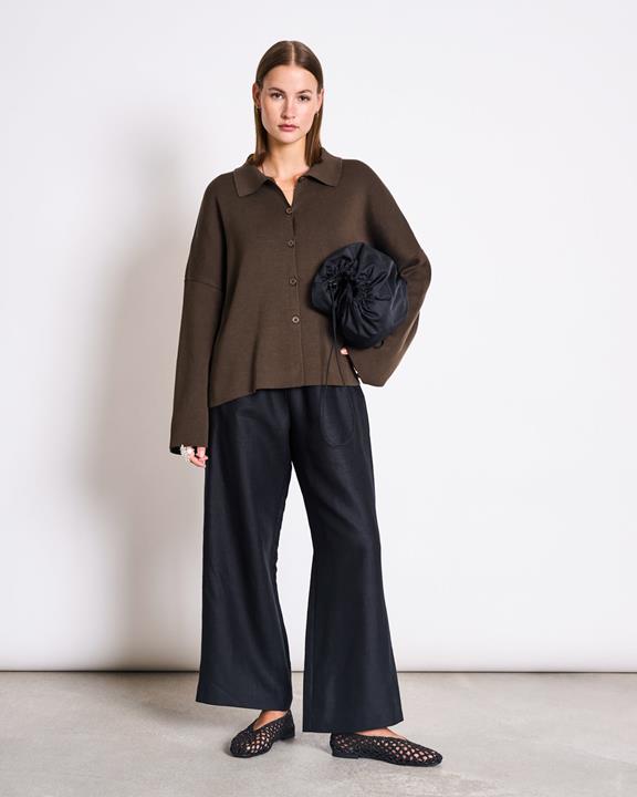 JAN 'N JUNE Cardigan Anjo Mud Brown