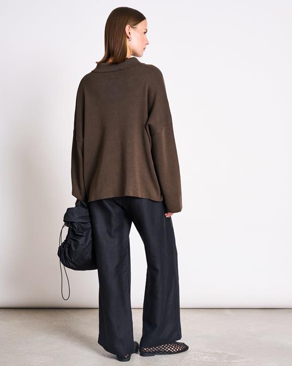 JAN 'N JUNE Cardigan Anjo Mud Brown