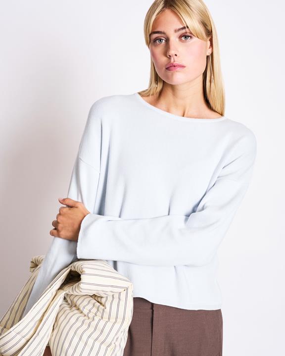 JAN 'N JUNE Light Knit Jumper Williamsburg Ice Blue