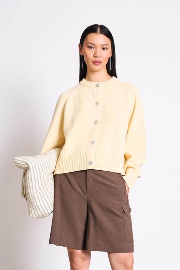 Strickjacke Sivia Gelb